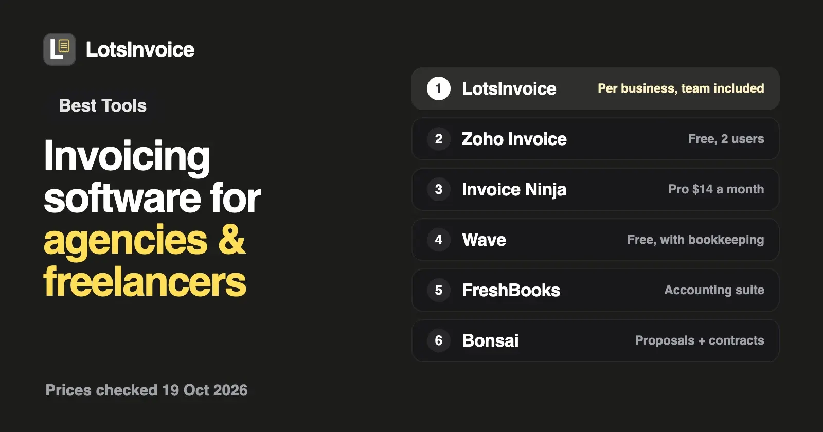 The Best Invoicing Software for Agencies and Freelancers (2026)