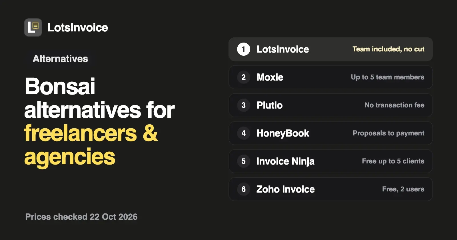 Bonsai Alternatives for Freelancers and Small Agencies (2026)